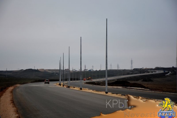 Строители выполнили более половины всех работ на автоподходах к Крымскому мосту - «Возвращение в Россию»