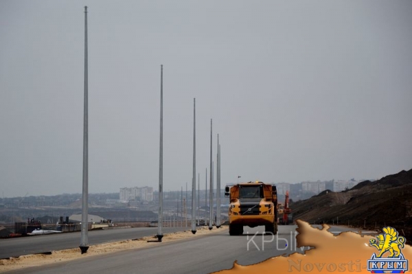 Строители выполнили более половины всех работ на автоподходах к Крымскому мосту - «Возвращение в Россию»