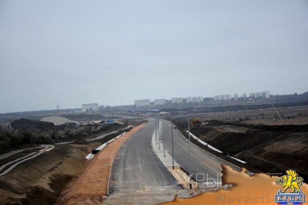 Строители выполнили более половины всех работ на автоподходах к Крымскому мосту - «Возвращение в Россию»