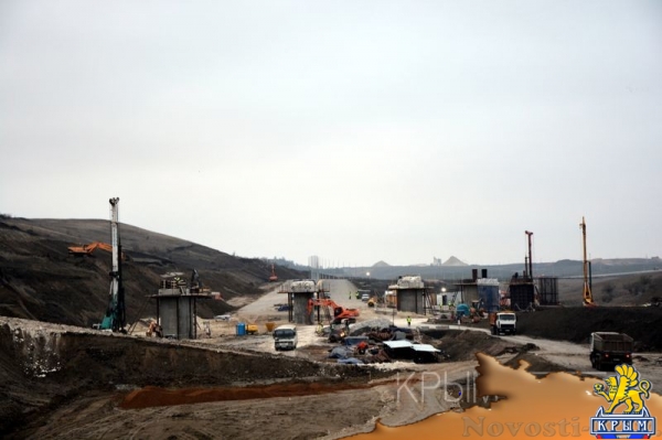 Строители выполнили более половины всех работ на автоподходах к Крымскому мосту - «Возвращение в Россию»