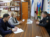 Рабочая встреча с и.о. руководителя Управления ФССП по Республике Крым - «Правам человека»