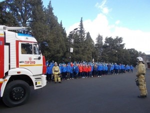 Спасатели провели занятия по противопожарной безопасности в «Артеке» - «Общество Крыма»