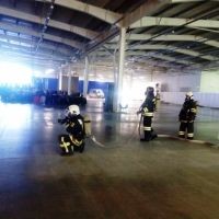 Крымские спасатели ликвидировали условной пожар в ТЦ «Модуль» - «Происшествия»