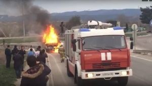 В Севастополе на ходу загорелась ГАЗель - «Происшествия»