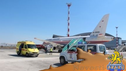 Самолет МЧС России осуществляет санитарную эвакуацию тяжелобольного ребенка из Крыма в Санкт- Петербург - «Происшествия»