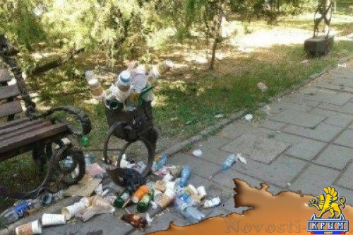 Больше мусора - больше туристов: как в Евпатории считают отдыхающих - «Политика»