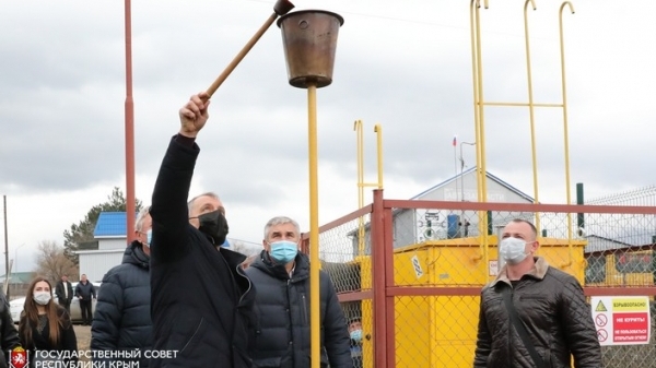 Торжественный пуск газа состоялся с. Голубинка, Нижняя Голубинка Бахчисарайского района - «Министерство топлива и энергетики»