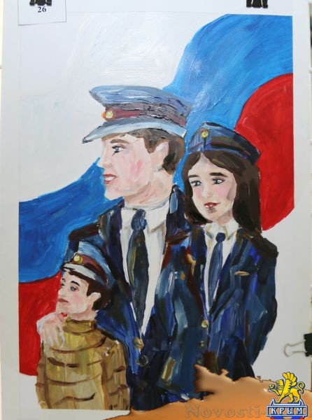 В МВД по Республике Крым наградили победителей конкурса детского рисунка «Участковый глазами детей» - «Происшествия»