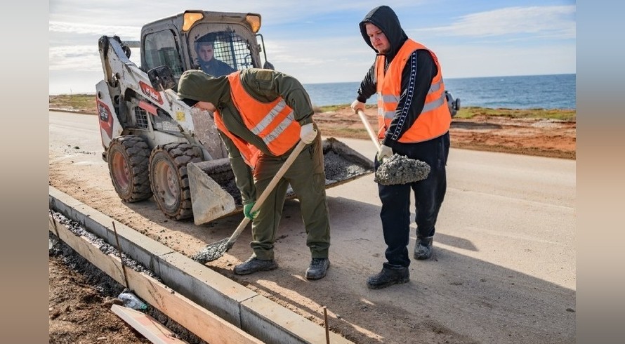 В Казачьей бухте ускоряют обустройство пешеходной инфраструктуры к курортному сезону - «Туризм Крыма»